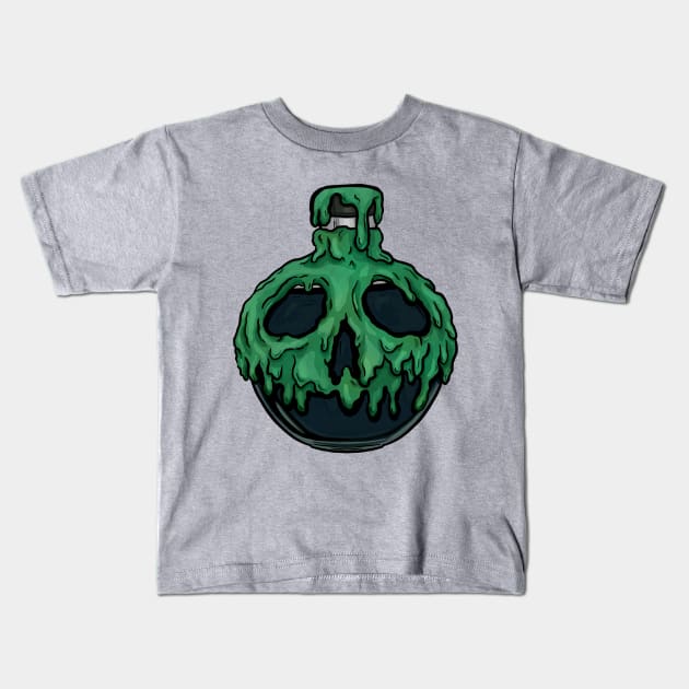 Poison Bottle Kids T-Shirt by Jewelia